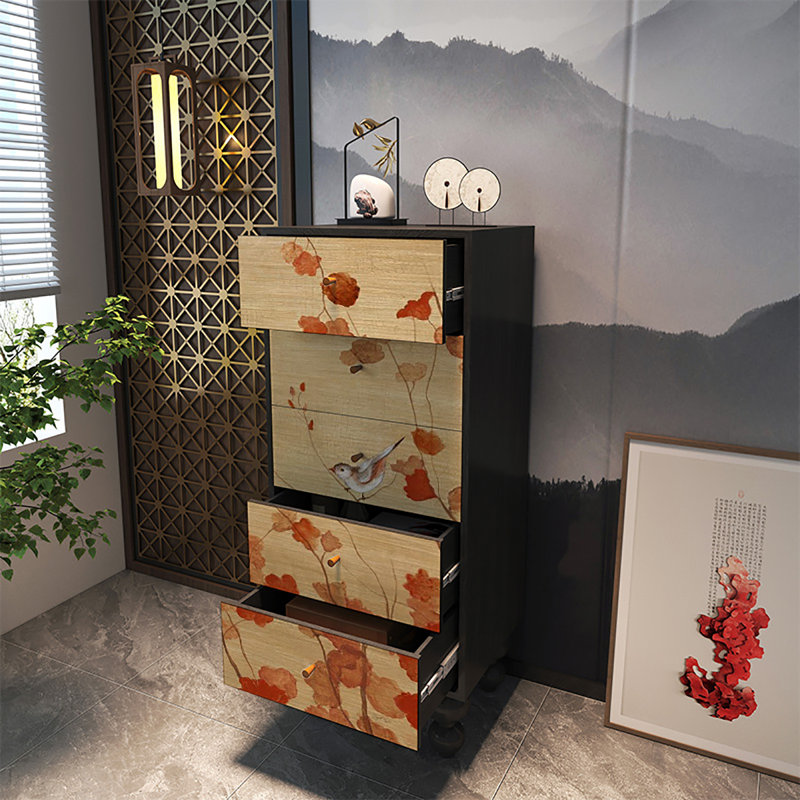 Armoire décorative à tiroirs de salon