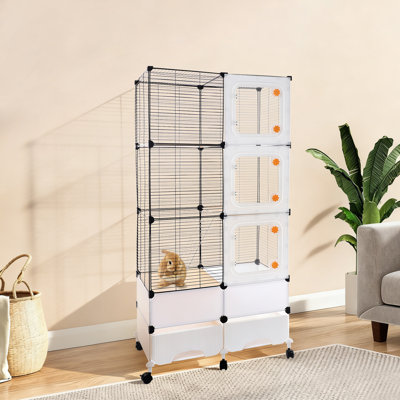 Cage à 4 niveaux pour grande capacité