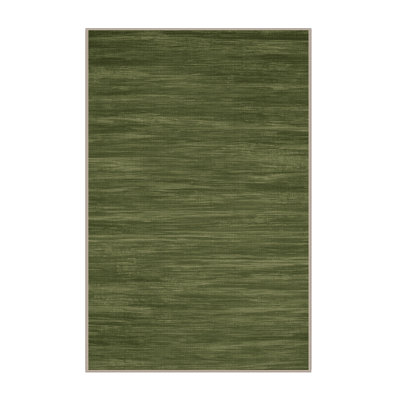 Tapis brun uni lavable à la machine