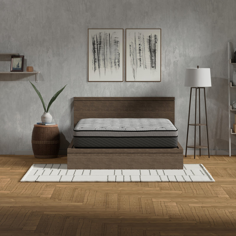 Matelas hybride mi-ferme 12 po avec ressorts ensachés, Grand lit