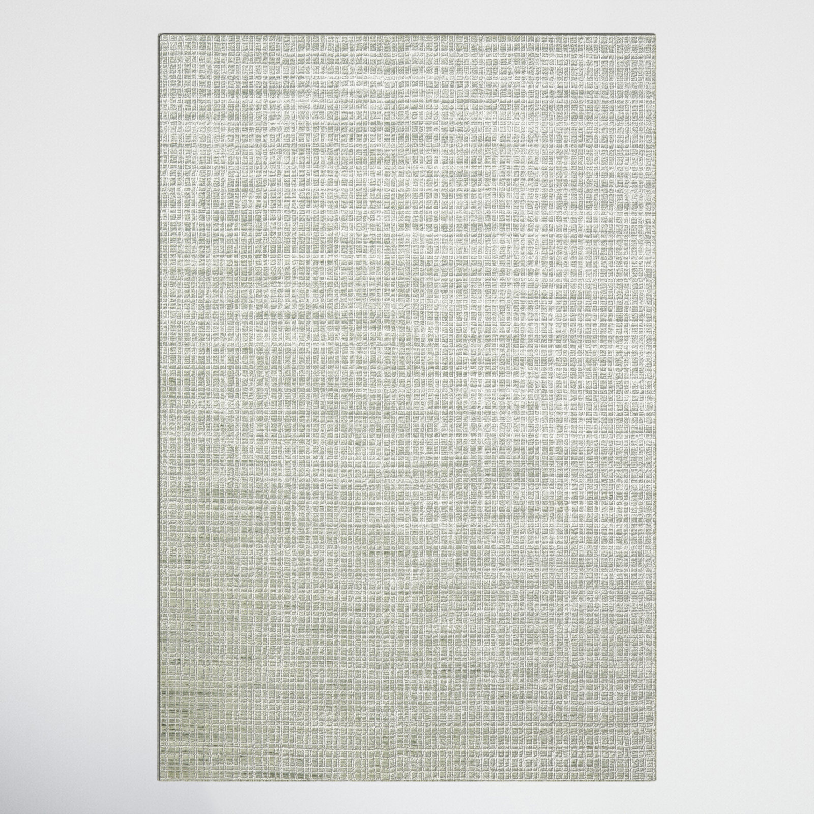 Hannon Green Hand-Woven Geometric Rug, Rectangle 12' x 18'
