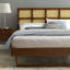 Grand lit plateforme avec pieds angulaires noirs Sidney Cane and Wood-1000349716-1000349715