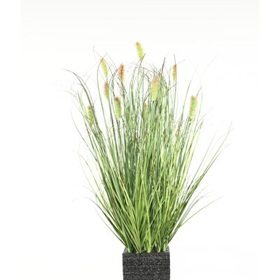 22" Artificial Farmhouse Ornamental Grass In Pot Decorative Plant For Indoor Outdoor House Home Garden Office Room Decor, Housewarming