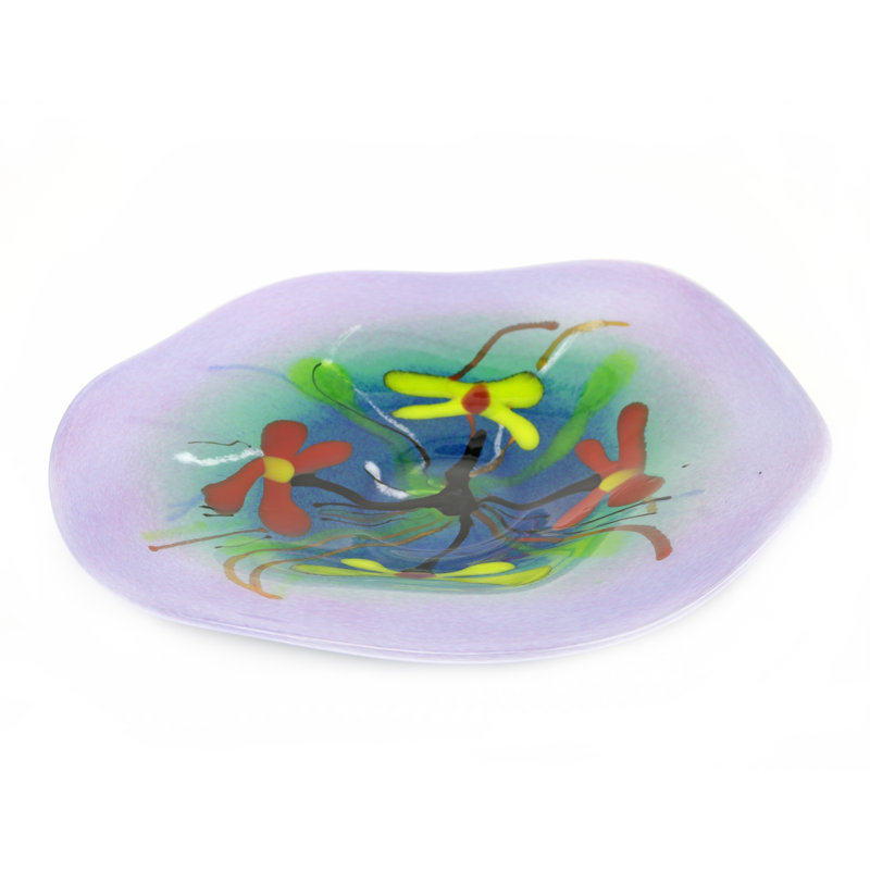 Handmade Glass Decorative Plate