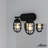 Starklake 2 - Light Dimmable Black Vanity Light-71472531