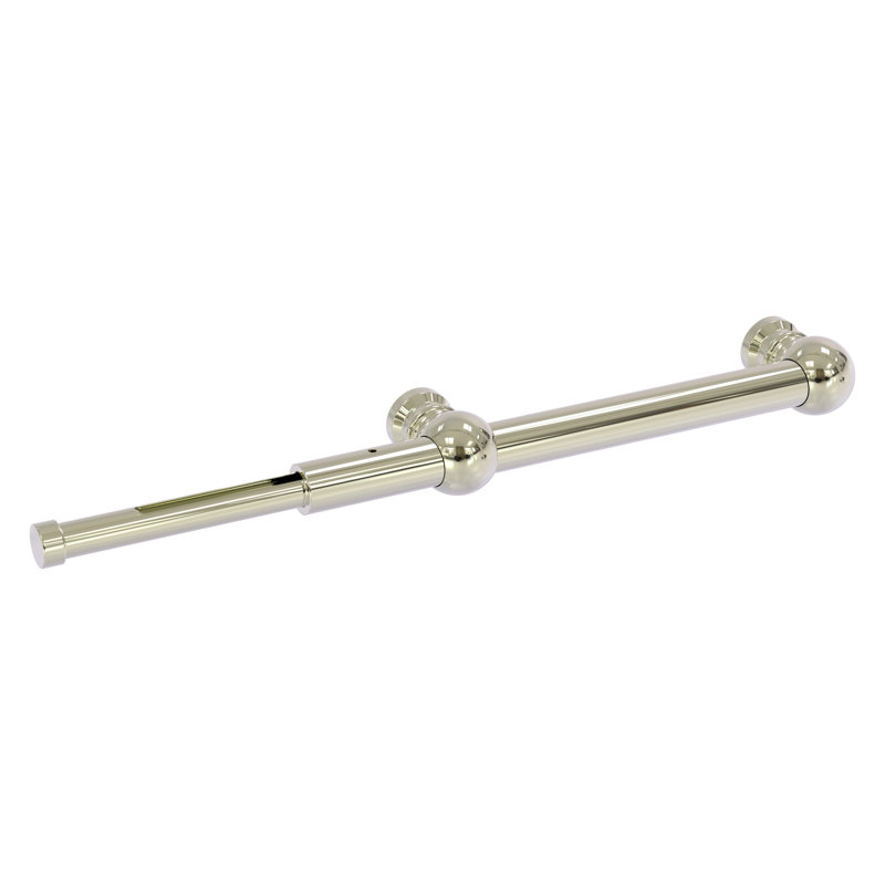 Tige de valet extensible de style traditionnel, Nickel poli