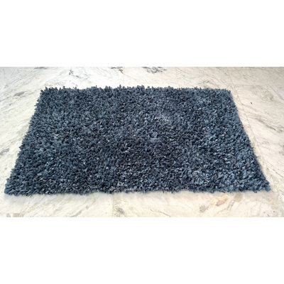 Machtelt Machine Woven Blue/ Grey Rug