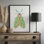 «Fancy Moth I» par Jessica Mingo, reproduction d'art