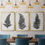 Forêt fougère I, toile encadrée de qualité supérieure - prête à être accrochée-69983380-69983381