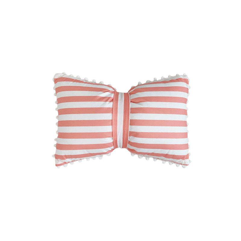 Housse de coussin à rayures 50x33cm