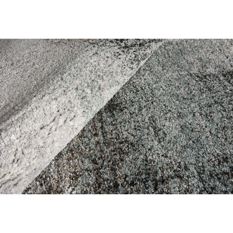 Orren Ellis Textures Hanatis Brown Area Rug, Rectangle 5' x 7'6"