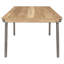 Ensemble de table de salle à manger 5 pièces Refin - blanc cassé, conçu pour le style et le confort Ensemble de table de salle à manger 5 pièces-1155863411-1155863408