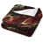 Black/Wine Red Marble