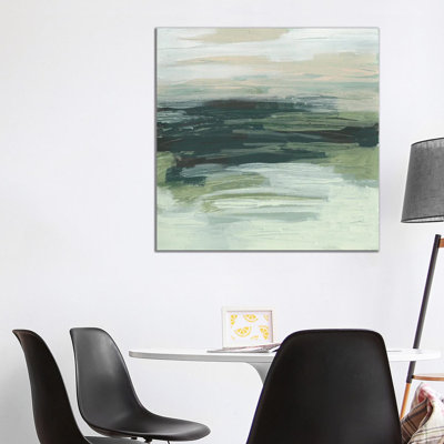 Moss Fields II by June Erica Vess - Wrapped Canvas Painting