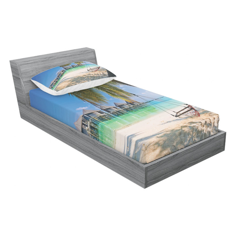 Microfiber Sheet Set, Twin XL Sheet Set with Fitted Sheet