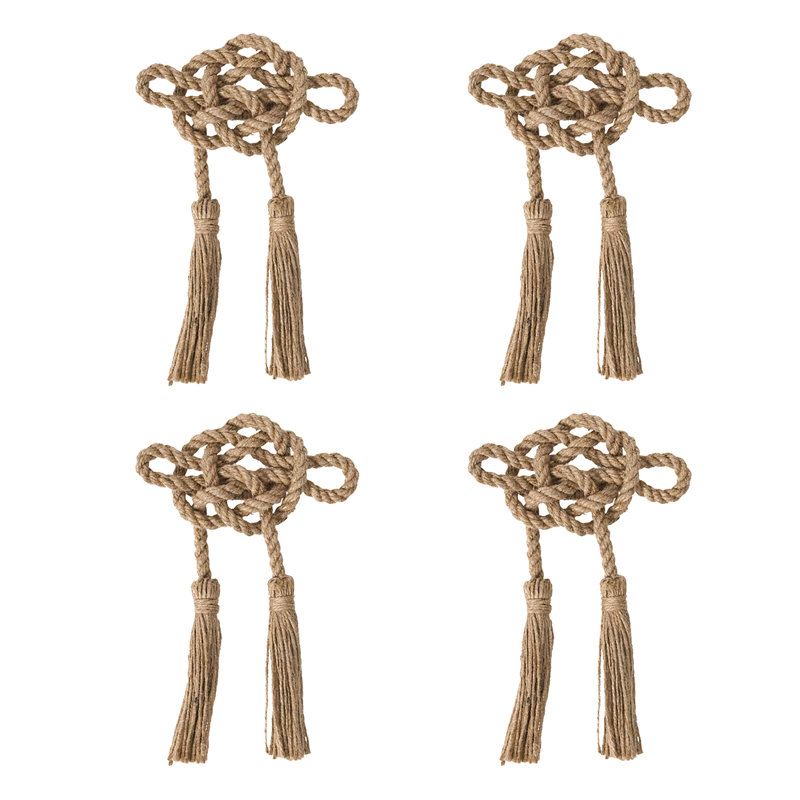 Mystic Knot Napkin Ring, Taupe