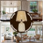 Lampe de table en céramique avec abat-jour festonné Kokeno-324511813