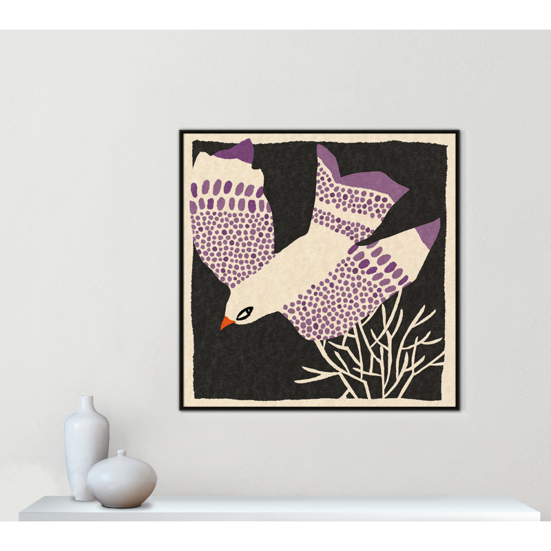 Impression Pang par 1X, L 46,5 po x H 46,5 po, Framed Canvas, Espresso Floater