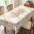 Spring Summer Tablecloth 140x180cm Rectangular, Flowers Floral Table Cover for Party Picnic Dinner Decor-1585703988