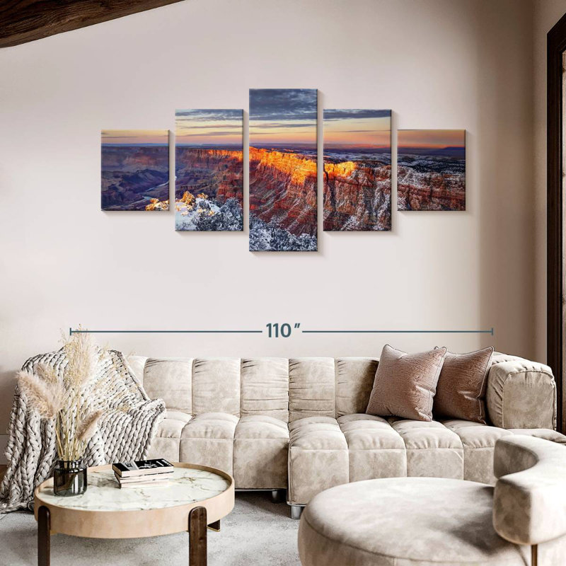 Grand Canyon At Winter, 42" H x 92" W