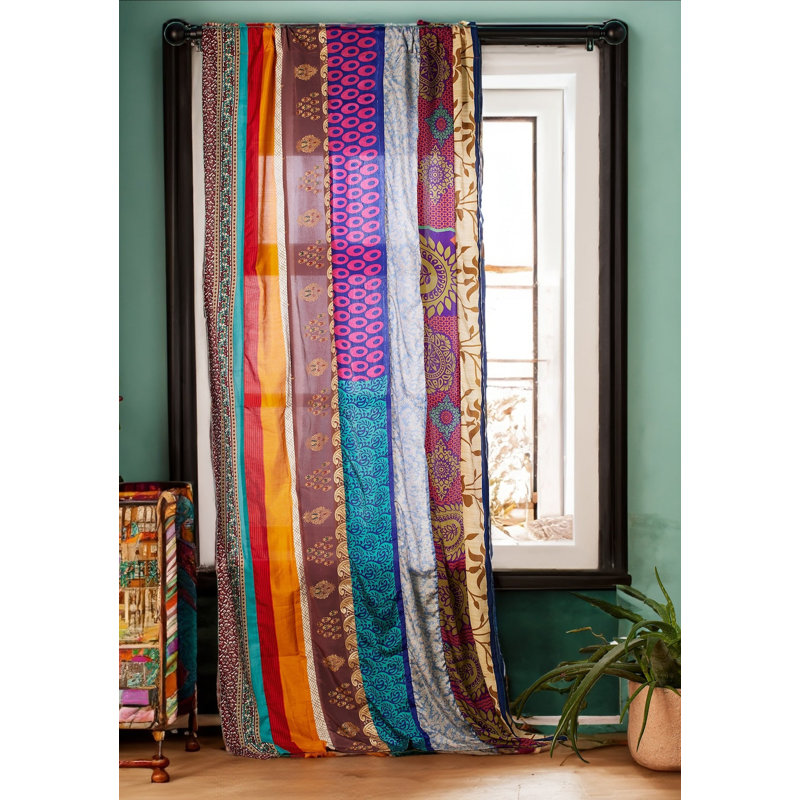 Chanet Polyester Blend Sheers & Voiles Rod Pocket Curtain Panel