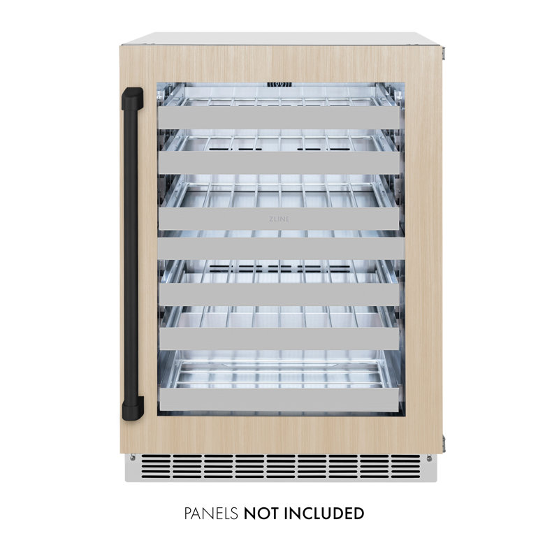 23.88 44 Bottle Wine Refrigerator, Matte Black