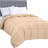 Comforters King Size, All Season Duvet Insert, Down Alternative Box Stitched Bed Comforter With Corner Tabs, Machine Washable