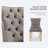 Dining Table Set,  24" Round Dining Table And 2 Velvet Dining Chairs With Gold-plated Legs-737608186-737608189