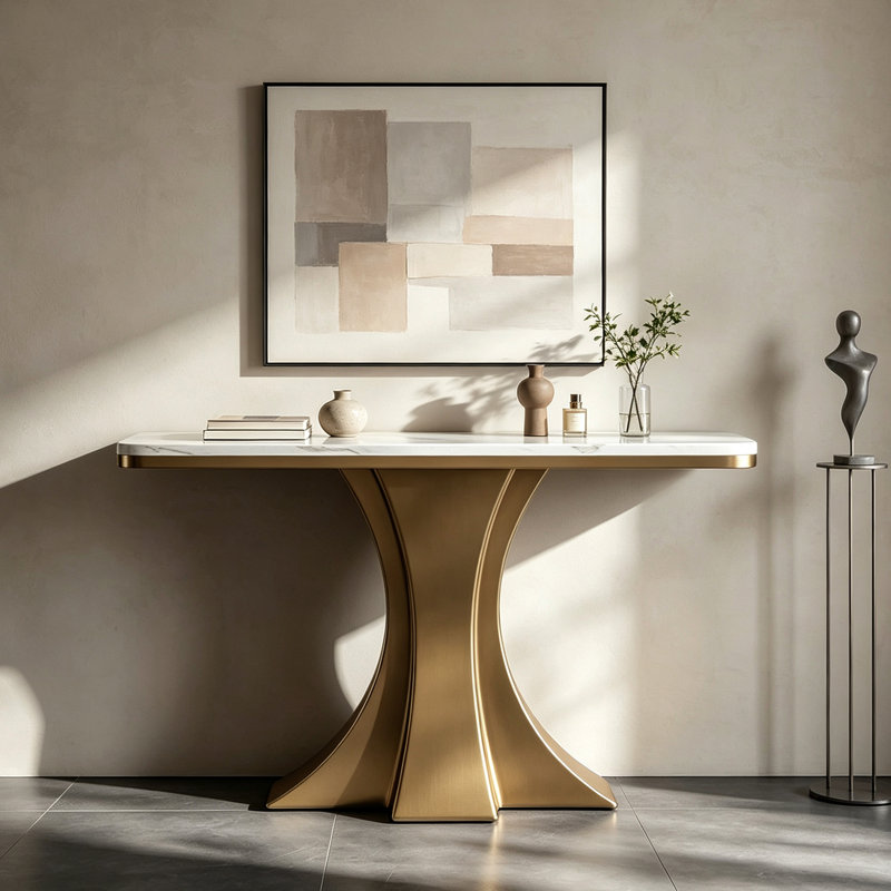 Console Italian Luxury, 33.5" H x 39.4" W x 13.8" D