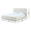 Lit plateforme tapissier Riona-906037241