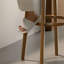 Chaise basse en noyer (paquet de 8)-133986255-133986258