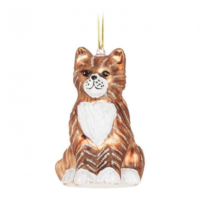 Tabby Cat Ornament