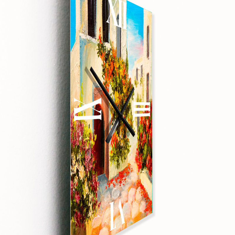 Petite maison sur la montagne avec horloge murale I, Petit