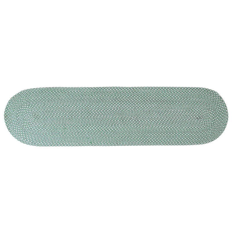 Tapis tressé à la main Tatums, Ovale 2 pi x 8 pi