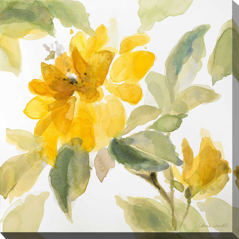 «Early May Blooms I» par Lanie Loreth - Peinture, Toile tendue, H 24 po x l 24 po x P 1,5 po