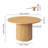 Charleily 47.2'' Solid Wood Round Dining Table-113208118