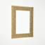 Golden Stone Rectangle Metal Mirror