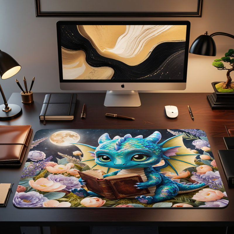 Polyester Desk Pad, 23.6x13.8
