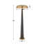 Lampe sur pied noire Davis