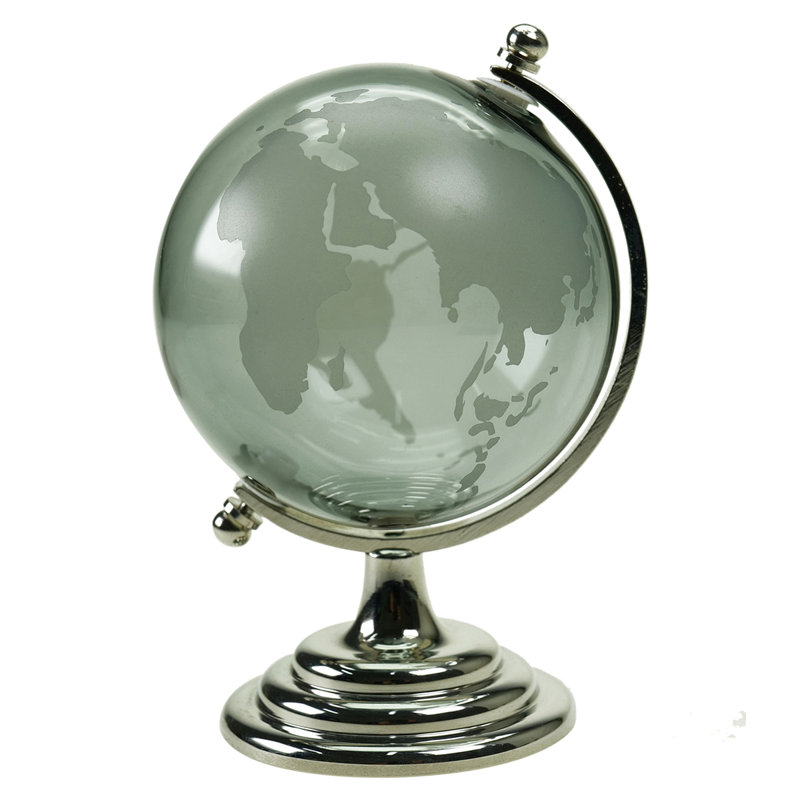 Glass Tabletop Globe
