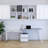 Techni Mobili Rotating Multi-Positional Modern Desk, Grey