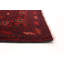 Tapis unique en laine noué à la main style Esari turque des années 2010 de 4 pi 2 po x 6 pi 8 po rouge Quartana