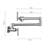 Wall Mount Folding Kitchen Pot Filler Faucet-116628613