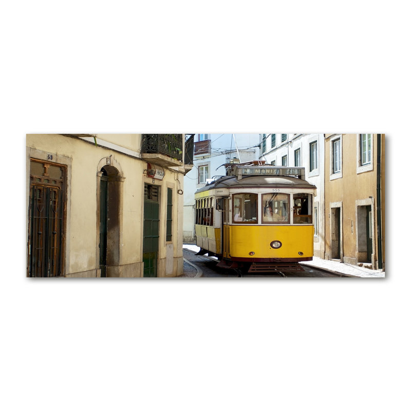 Tram From Lisbon - No Frame Print on Canvas