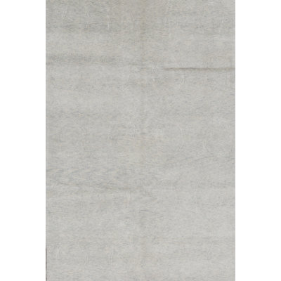 Tapis bleu clair noué à la main de haute qualité