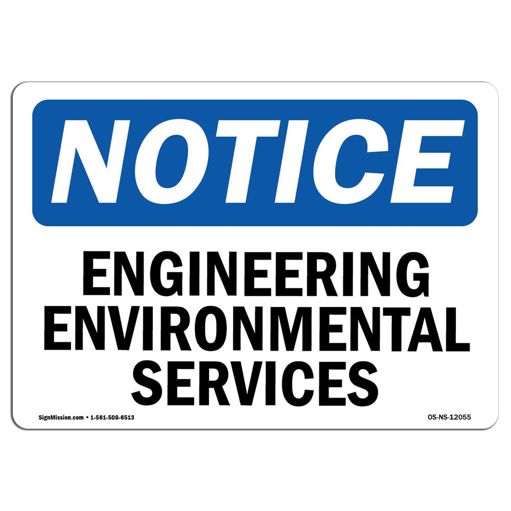 Engineering Problem Sign SignMission Engineering Environmental Services Aluminum Sign 12 x 18 ...