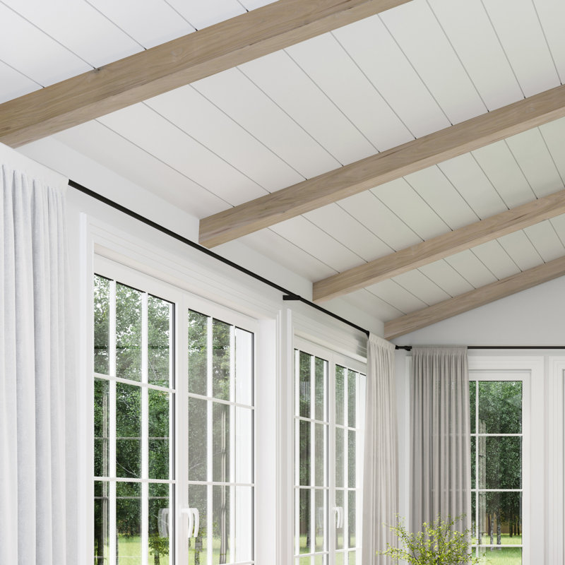 Natural Unfinished Poplar U-Shaped Decorative Beam 5.5" x 92"