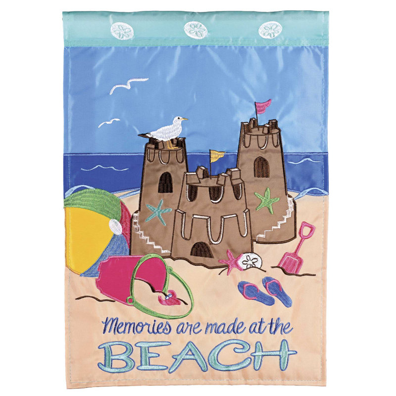 Flag Beach Memories 13 x 18