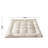 Reversible Fleece Fabric Soft Mattress Topper Machine Washable Two-Sides Mattress Pad, Off-White-1912453564