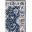 Tapis bleu marine / ivoire Jardin 601-1007719001